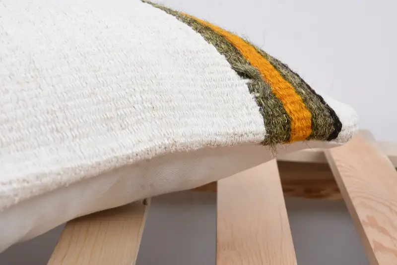 Pillow for Couch, Pet Pillow Cover, Outdoor Throw Cushion Case, Throw Kilim Pillow, Cushion Cover, 14x14 White Cushion Cover, Kilim Pillow Cover - 7