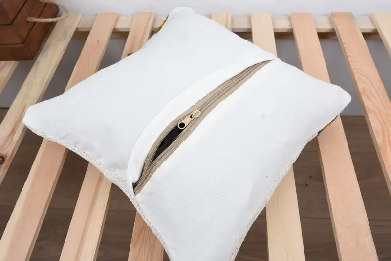 Pillow for Couch, Pet Pillow Cover, Outdoor Throw Cushion Case, Throw Kilim Pillow, Cushion Cover, 14x14 White Cushion Cover, Kilim Pillow Cover - 8