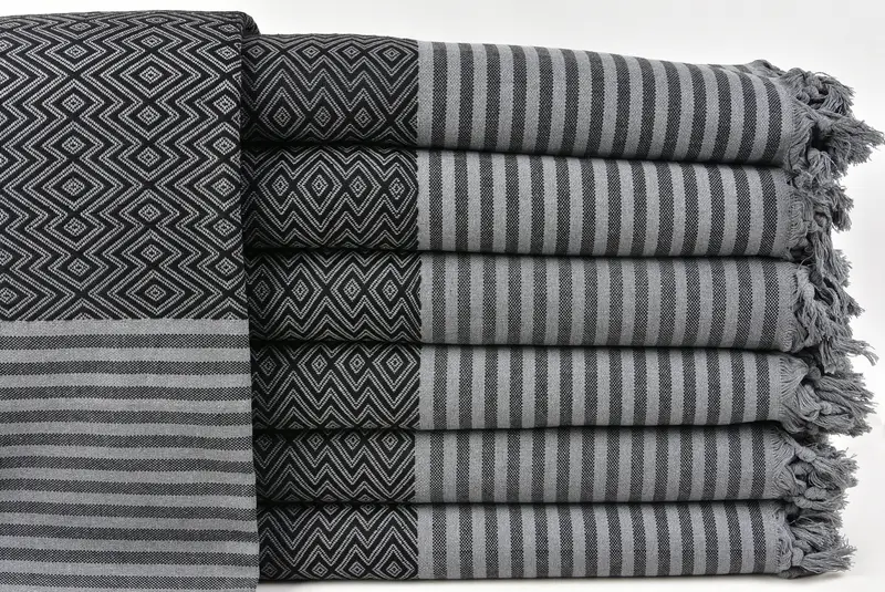 Custom Wedding Gifts, Bachelorette Gifts, Turkish Cotton Blanket, Bridal Gifts, 104x80 Cotton Diamond Towel, Bridesmaid Gifts, Aesthetic Blanket - 1