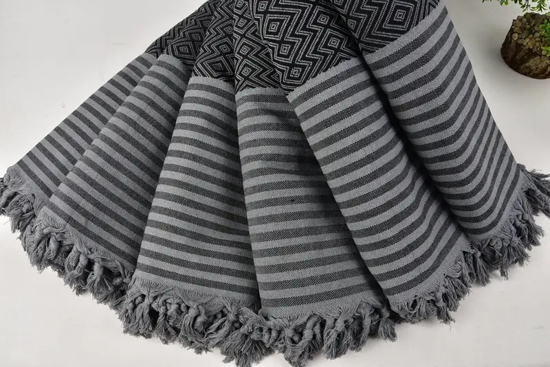 Custom Wedding Gifts, Bachelorette Gifts, Turkish Cotton Blanket, Bridal Gifts, 104x80 Cotton Diamond Towel, Bridesmaid Gifts, Aesthetic Blanket - 4