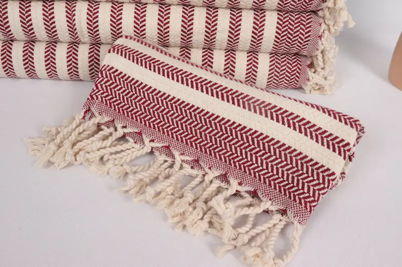 Personalized Kitchen Towel, Grandma Gift, Towel With Name, Monogrammed Hand Towel, 40x18 Cotton Chevron Towel, Bridal Shower Gift, Personalized Gift - 4
