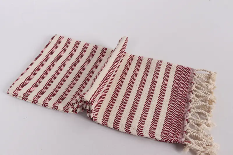 Personalized Kitchen Towel, Grandma Gift, Towel With Name, Monogrammed Hand Towel, 40x18 Cotton Chevron Towel, Bridal Shower Gift, Personalized Gift - 6