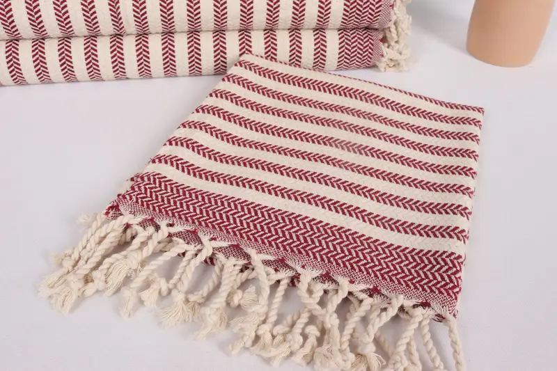 Personalized Kitchen Towel, Grandma Gift, Towel With Name, Monogrammed Hand Towel, 40x18 Cotton Chevron Towel, Bridal Shower Gift, Personalized Gift - 5
