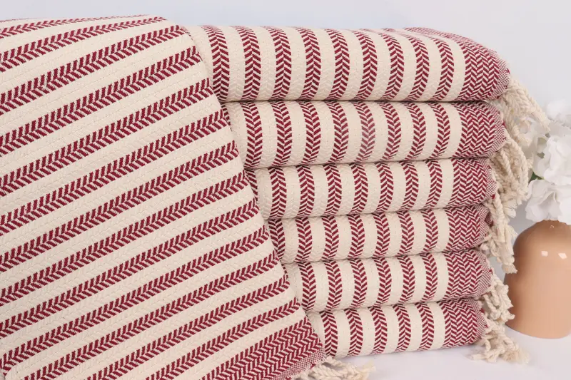 Personalized Kitchen Towel, Grandma Gift, Towel With Name, Monogrammed Hand Towel, 40x18 Cotton Chevron Towel, Bridal Shower Gift, Personalized Gift - 1