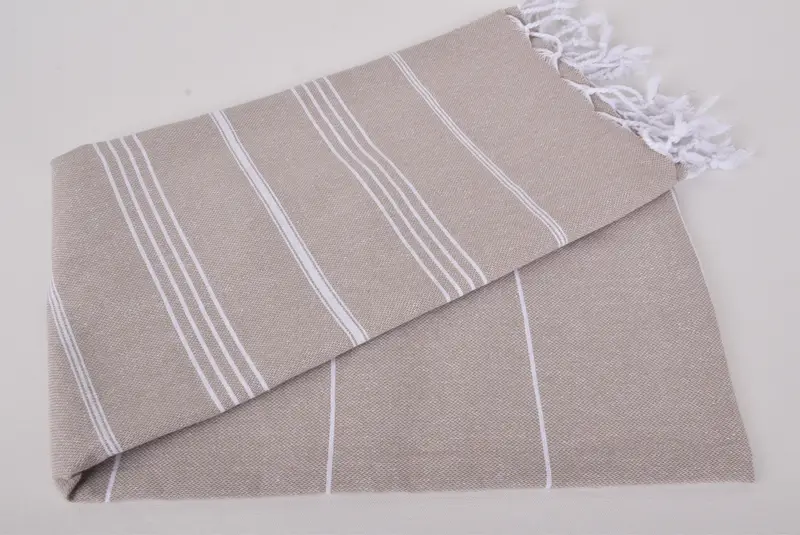 Personalized Gift, 70x40 Cotton Striped Towel, Bridal Party Gifts, First Wedding Anniversary Gift, Personalized Turkish Towel, Personalized Towel - 4