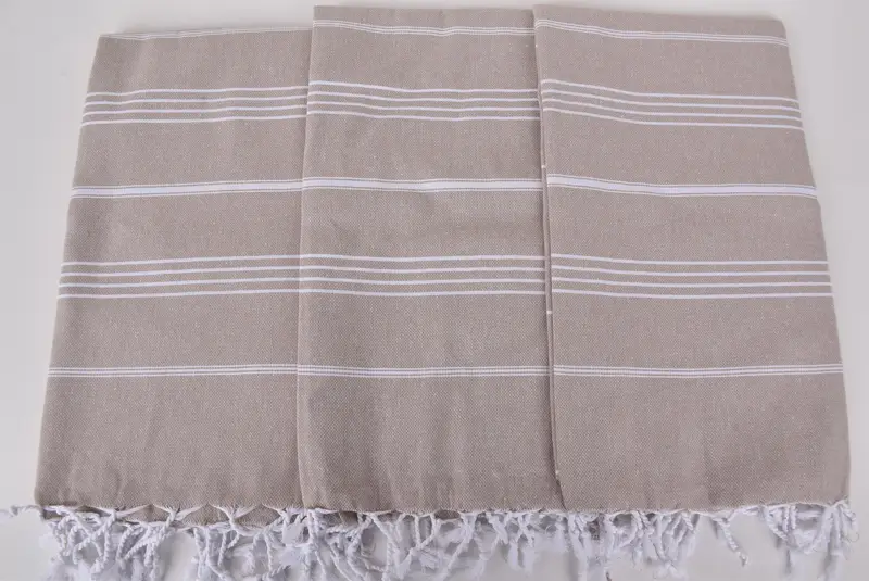 Personalized Gift, 70x40 Cotton Striped Towel, Bridal Party Gifts, First Wedding Anniversary Gift, Personalized Turkish Towel, Personalized Towel - 7