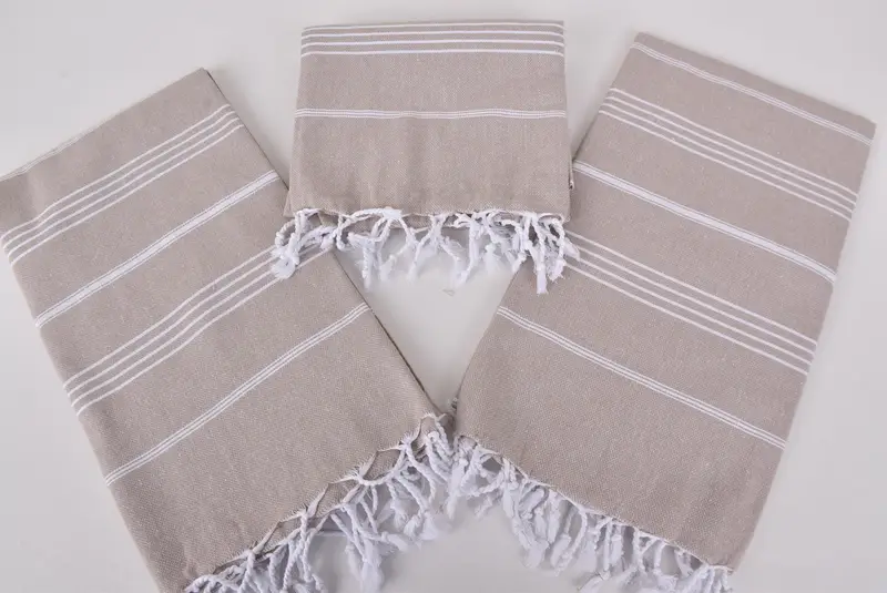Personalized Gift, 70x40 Cotton Striped Towel, Bridal Party Gifts, First Wedding Anniversary Gift, Personalized Turkish Towel, Personalized Towel - 6