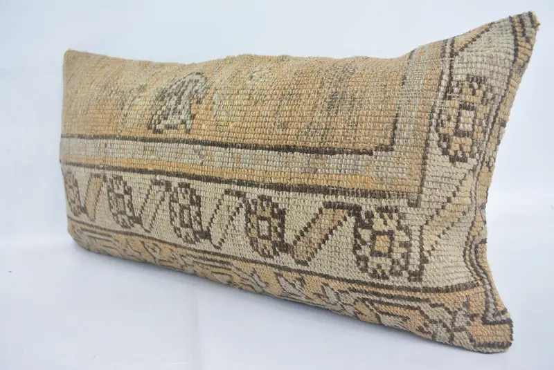 Geometric Embroidered Throw Pillow, 12x24 Inches Size Pillow - 4