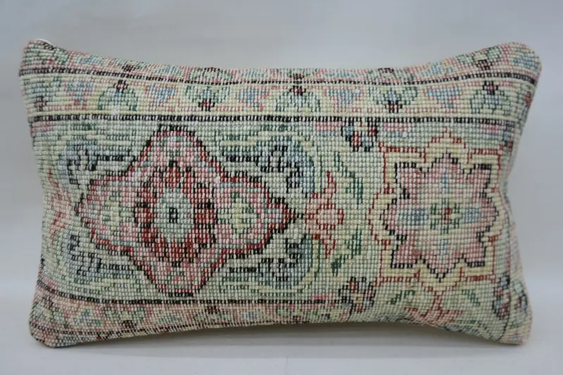 Floor Pillow, Interior Designer Pillow, Turkish Pillow, 12x20 Green Cushion, Pillow for Couch, Bed Pillow, Car Cushion Case, Pillow Cover - 4