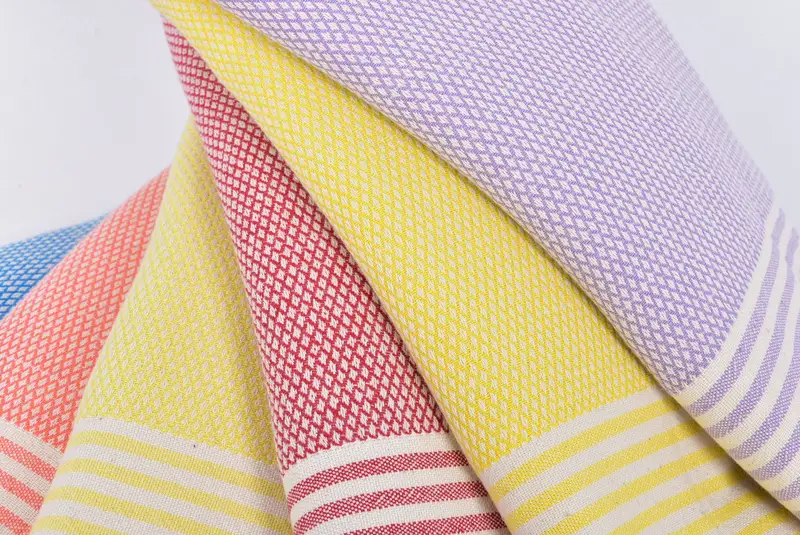 Bridesmaid Gift Towel, 68x32 Cotton Striped Towel, Personalised Gift, Lightweight Turkish towel, Travel Towel, Bachelorette Party Gifts Bridesmaids - 5