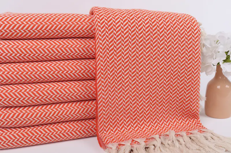 Bachelorette Party Decorations, Personalized Towel Gift, Best Friend Gift, Scarf Towel, 70x40 Cotton Chevron Towel, Luxury towel, House Warming Gift - 4