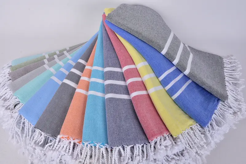 70x40 Cotton Striped Towel, Bachelorette Party Decorations, Peshtemal Towel USA, Travel towel, Personalized Wedding Gift, Spa Gift, Cute Beach Towel - 4
