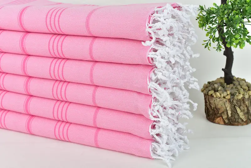 Travel towel, Bridesmaid Gift Towel, Personalized Beach Towel, Welcome Wedding Gift, 70x40 Cotton Striped Towel, Turkish Beach Towel Monogram - 3