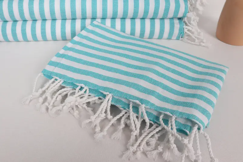 Family Gift, Custom Turkish Towel, 48x40 Cotton Striped Towel, Monogram Hand Towel, Bridesmaid Gifts, Best Friend Wedding Gift, Kitchen Towel - 5