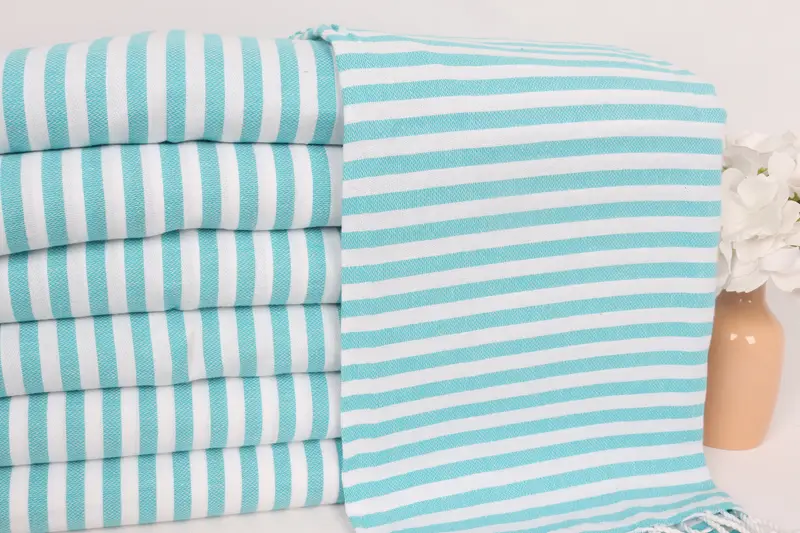 Family Gift, Custom Turkish Towel, 48x40 Cotton Striped Towel, Monogram Hand Towel, Bridesmaid Gifts, Best Friend Wedding Gift, Kitchen Towel - 2
