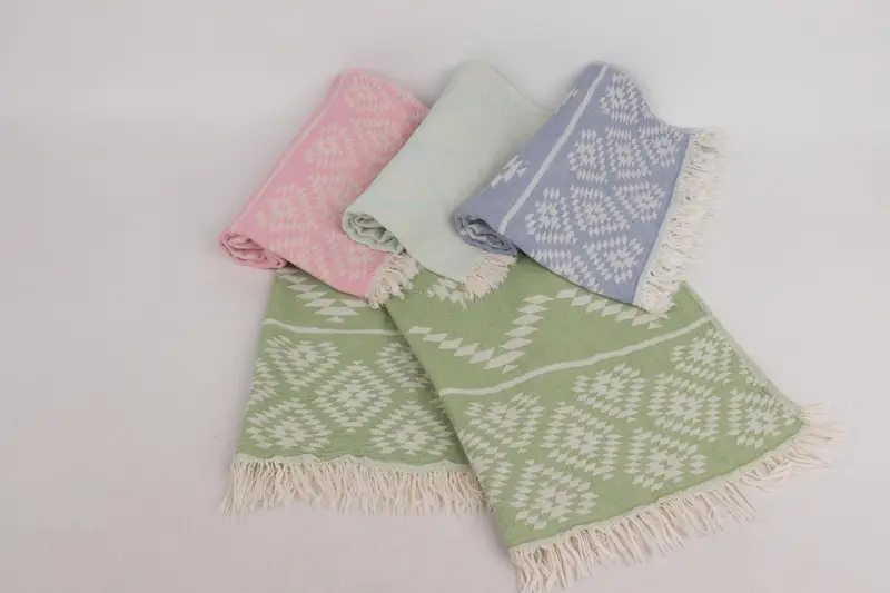 40x18 Cotton Kilim Towel, Gift For The Home, Turkish Towel Hand Towel, Wedding Gift, Housewarming Gift, Gym Towel, Personalized Gifts, Gift For Mom - 4