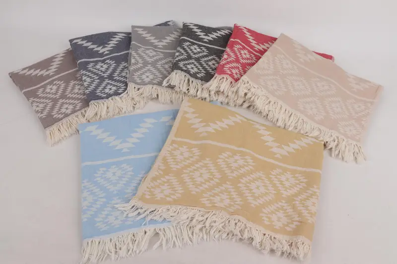 40x18 Cotton Kilim Towel, Gift For The Home, Turkish Towel Hand Towel, Wedding Gift, Housewarming Gift, Gym Towel, Personalized Gifts, Gift For Mom - 3