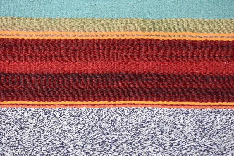 Kilim Pillow, Vintage Kilim Pillow, 24x24 Green Cushion Cover, Boho Pillow Sham Cover, Cushion Case, Pastel Pillow, Muted Cushion - 3