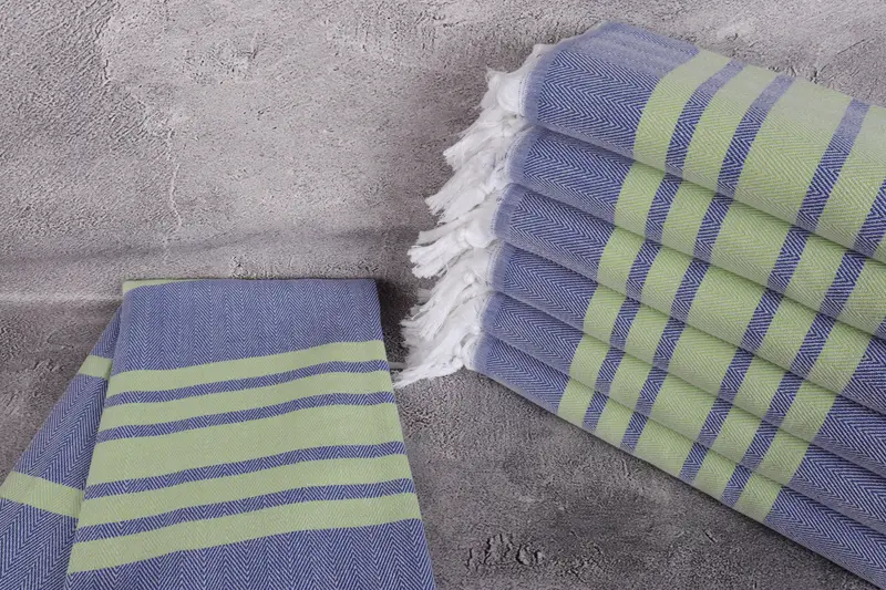 Bridesmaid Gifts Personalized, Personalized Bridesmaid Gift, Custom Wedding Gift, 64x40 Cotton Chevron Towel, Hammam Towel USA, Turkish Towel USA - 2