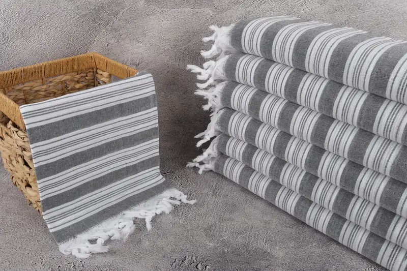 Bridal Shower Favors, 70x40 Cotton Striped Towel, Quick-drying peshtemal towel for poolside, Summer Gift, Merry Christmas Gifts, Gift For Him - 3