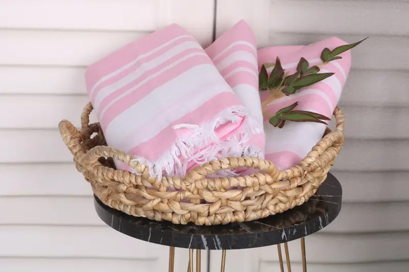 Embroidery Towels, Bachelorette Party Favors, Bridemaids Beach Towel, Gym Towel, Custom Beach Towel, 68x36 Cotton Striped Towel, Bridesmaid Gift - 5