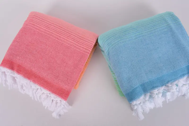 Antibakterielles türkisches Peshtemaltuch, 68x40 Baumwollgestreifte Terry -Handtuch, Brautgeschenk, Custom Beach Handtuch, Wohnkulturgeschenke, Bachelorette Party Geschenke - 6
