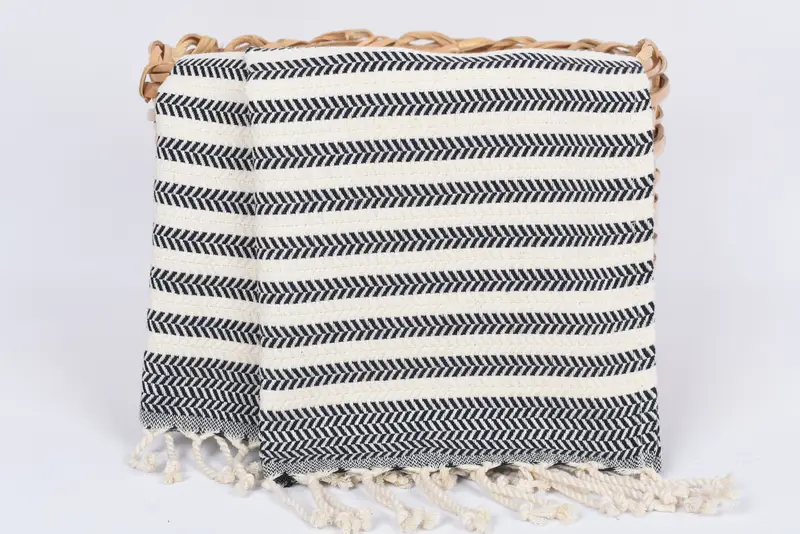 Toalla de mano con monograma, toalla de mano turca, toalla de chevron de algodón 40x18, toalla de pedido a granel, toalla de mano de monograma, regalo de dama de honor personalizado - 5