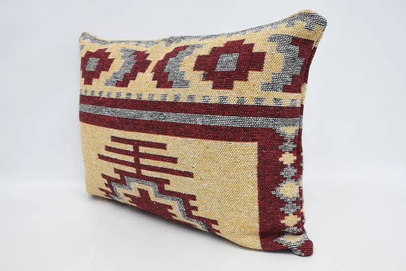 Interior Designer Pillow, Pillow for Couch, Traditional Pillow Sham, Vintage Kilim Throw Pillow, Pillow Cover, 20x28 Red Pillow Sham - 4