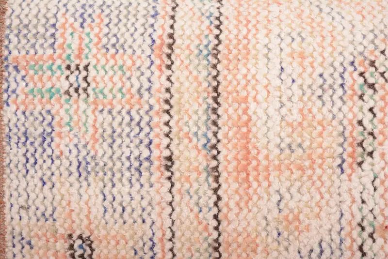 Orange & Green 16x24 Handmade Patchwork Pillow, Vintage Rectangle Throw - 3