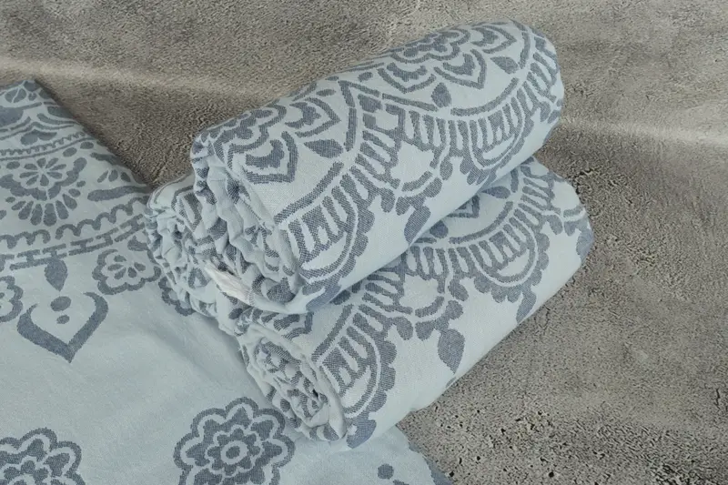 Girls Weekend Getaways Ideas, 70x40 Cotton Floral Patterned Towel, Luxury towel, Summer Gift, Bachelorette Party Favor, Bridal Shower Gift - 7