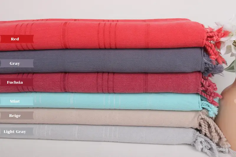 Bachelorette Party Gifts, Quick-dry peshtemal, Bachelorette Party Decorations, Spa Gift Towel, Birthday Gift, 64x28 Cotton Striped Stonewashed Towel - 1