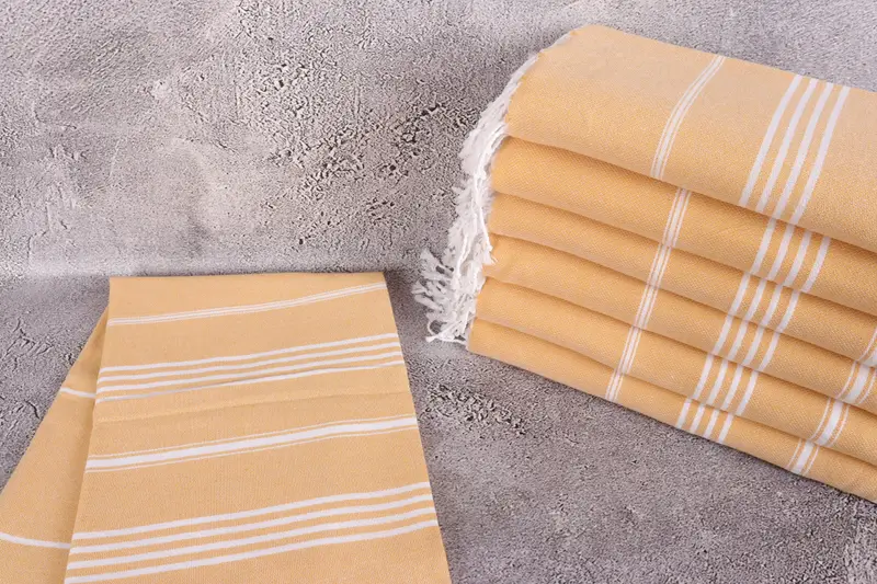 Handmade Turkish Towel, Wedding Gift, Lightweight Turkish towel for beach, Spa Gift, Yoga Towel, Custom Gift, Custom Wedding Towel, Sand-free towel - 2