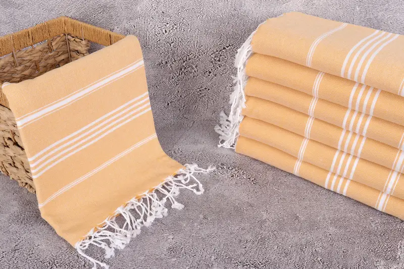 Handmade Turkish Towel, Wedding Gift, Lightweight Turkish towel for beach, Spa Gift, Yoga Towel, Custom Gift, Custom Wedding Towel, Sand-free towel - 3