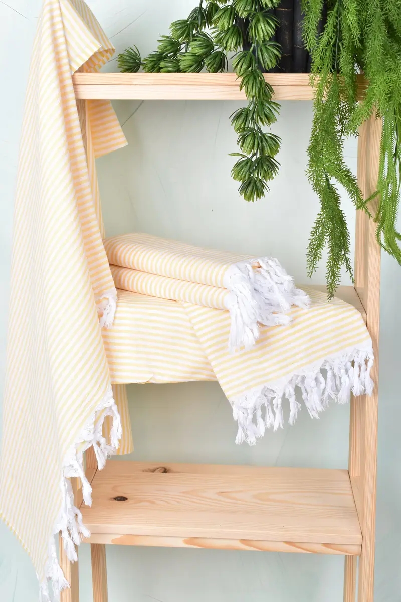 Luxury towel, Custom Gift, 68x36 Cotton Striped Towel, Personalized Turkish Towel, Eco-friendly Turkish peshtemal towel, Valentines Day Gift Idea - 6