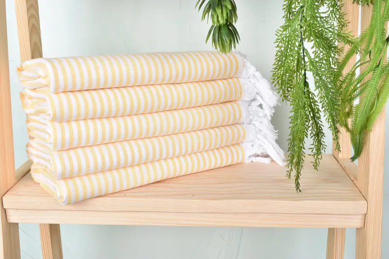 Luxury towel, Custom Gift, 68x36 Cotton Striped Towel, Personalized Turkish Towel, Eco-friendly Turkish peshtemal towel, Valentines Day Gift Idea - 2