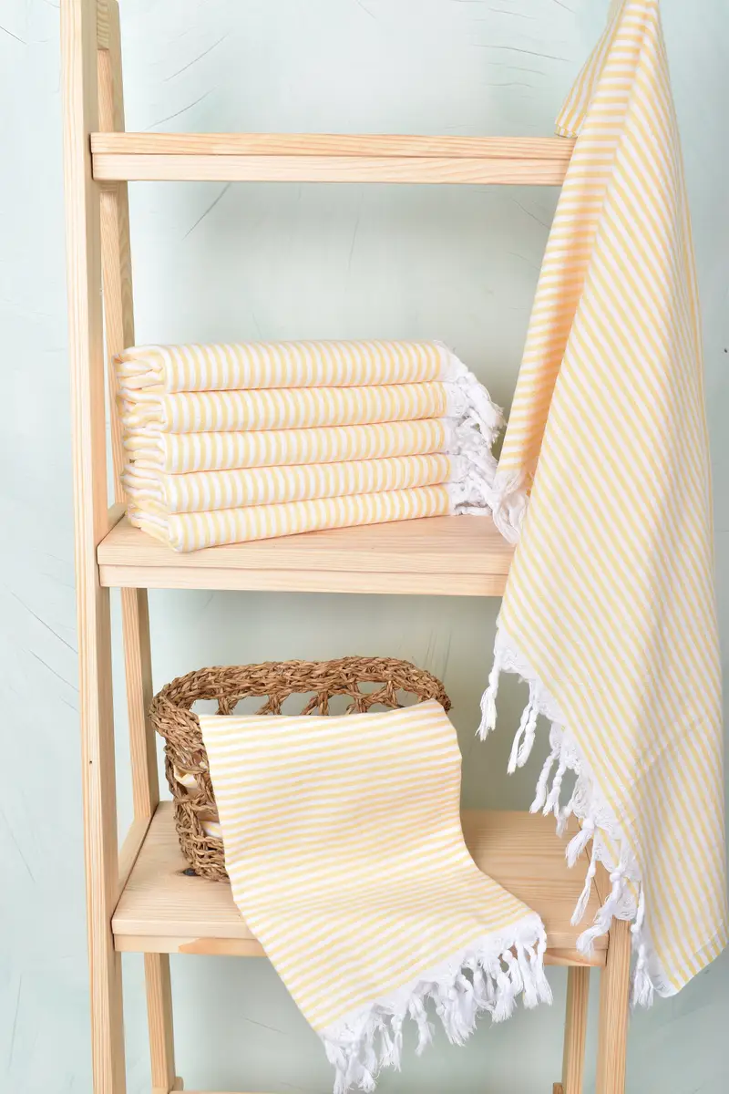 Luxury towel, Custom Gift, 68x36 Cotton Striped Towel, Personalized Turkish Towel, Eco-friendly Turkish peshtemal towel, Valentines Day Gift Idea - 3