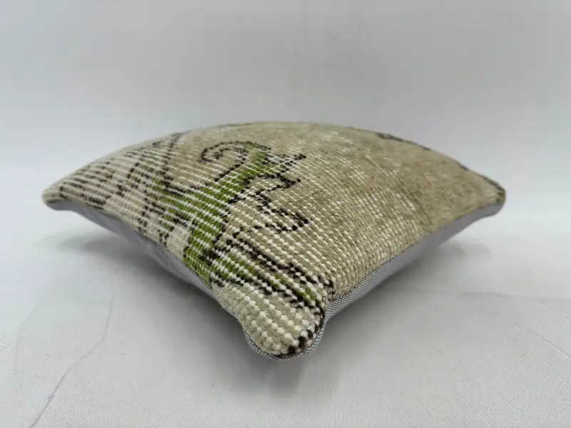 12x12 Inch Southwestern Embroidered Throw Pillow, Handmade Cushion - 6