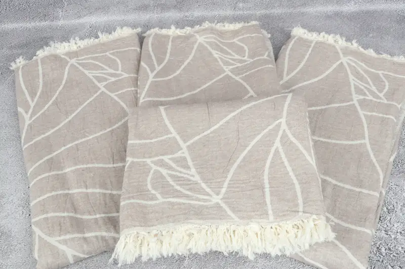 Xmas Gifts, Luxury Turkish beach towel with fringe, Personalized Beach Towel, Bachelorette Gifts, 68x40 Cotton Floral Patterned Towel, Turkish towel - 4