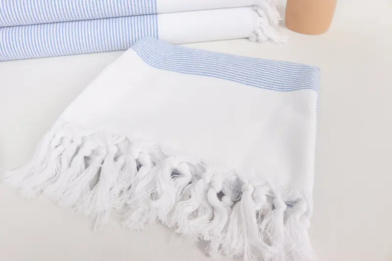 Small Bath Towels, Turkish Towel Hand Towel, 40x18 Cotton Striped Towel, Bachelor Party Favors, Monogrammed Turkish Towel, Bathroom Towels - 5
