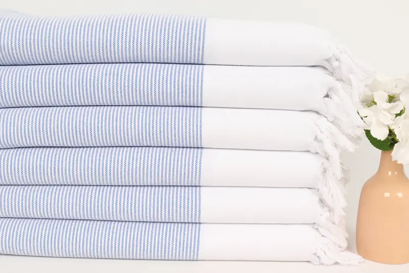 Small Bath Towels, Turkish Towel Hand Towel, 40x18 Cotton Striped Towel, Bachelor Party Favors, Monogrammed Turkish Towel, Bathroom Towels - 3