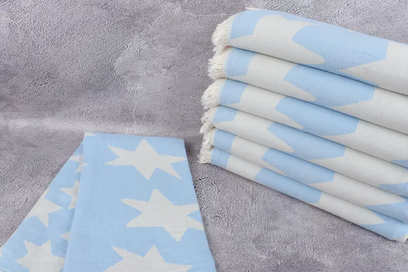 Sand-free towel, Bachelor Towel, Monogram Turkish Towel, Bachelor Party Favors, 68x36 Cotton Star Design Towel, Turkish Towel USA, Spa Gift Towel - 2