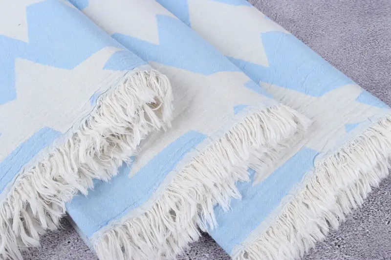 Sand-free towel, Bachelor Towel, Monogram Turkish Towel, Bachelor Party Favors, 68x36 Cotton Star Design Towel, Turkish Towel USA, Spa Gift Towel - 5