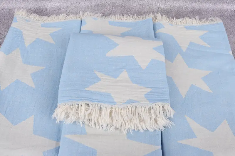 Sand-free towel, Bachelor Towel, Monogram Turkish Towel, Bachelor Party Favors, 68x36 Cotton Star Design Towel, Turkish Towel USA, Spa Gift Towel - 4