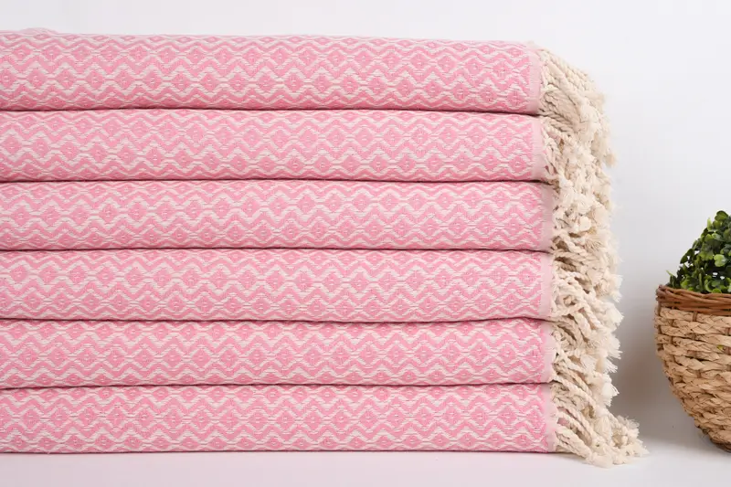 Lightweight towel, Embroidery Towels, Quick-dry peshtemal, 70x40 Cotton Diamond Towel, Absorbent Turkish towel, Wedding Hand Made Gift, Scarf Towel - 2