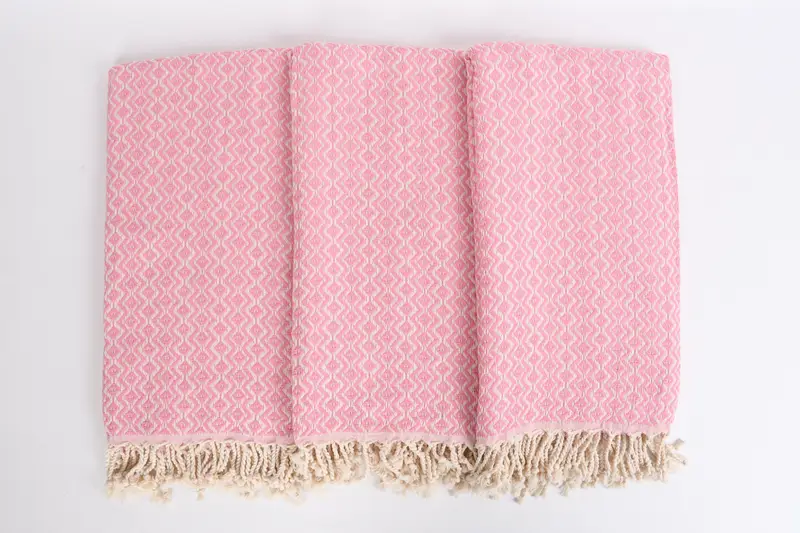Lightweight towel, Embroidery Towels, Quick-dry peshtemal, 70x40 Cotton Diamond Towel, Absorbent Turkish towel, Wedding Hand Made Gift, Scarf Towel - 7