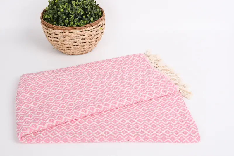 Lightweight towel, Embroidery Towels, Quick-dry peshtemal, 70x40 Cotton Diamond Towel, Absorbent Turkish towel, Wedding Hand Made Gift, Scarf Towel - 4