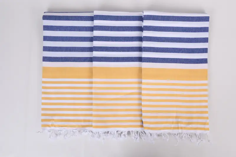 Custom Towel, Bridal Party Gifts, Personalized Towel Gift, Peshtemal Towel, Quick-Dry Beach Towel, 68x36 Cotton Striped Towel, Large Turkish Towel - 7