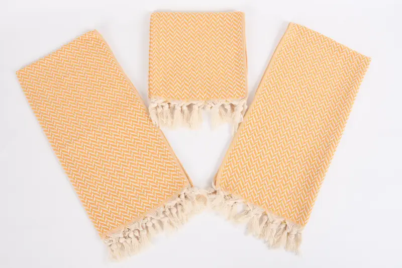 36x18 Pamuk Chevron Havlu, Nedime iyilikleri, küçük banyo havluları, ev dekorasyonu hediyeleri, kişiselleştirilmiş hediyeler, monogram mutfak havlu, Bachelorette havlu - 6
