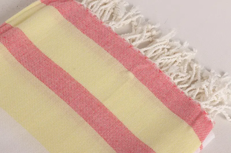 Turkish Towel Beach Towel, Gift For Bride, Sand-resistant towel, Peshtemal Towel, Bachelor Towel, Organic towel, 70x40 Cotton Striped Towel - 7