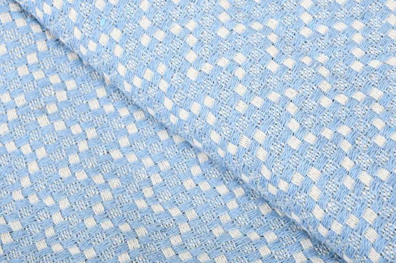 Woven Blanket, Throw Blanket for Bed, 76x68 Cotton Herringbone Towel, Extra Large Tablecloth, Decorative Blanket, Woven Throw Blanket - 6